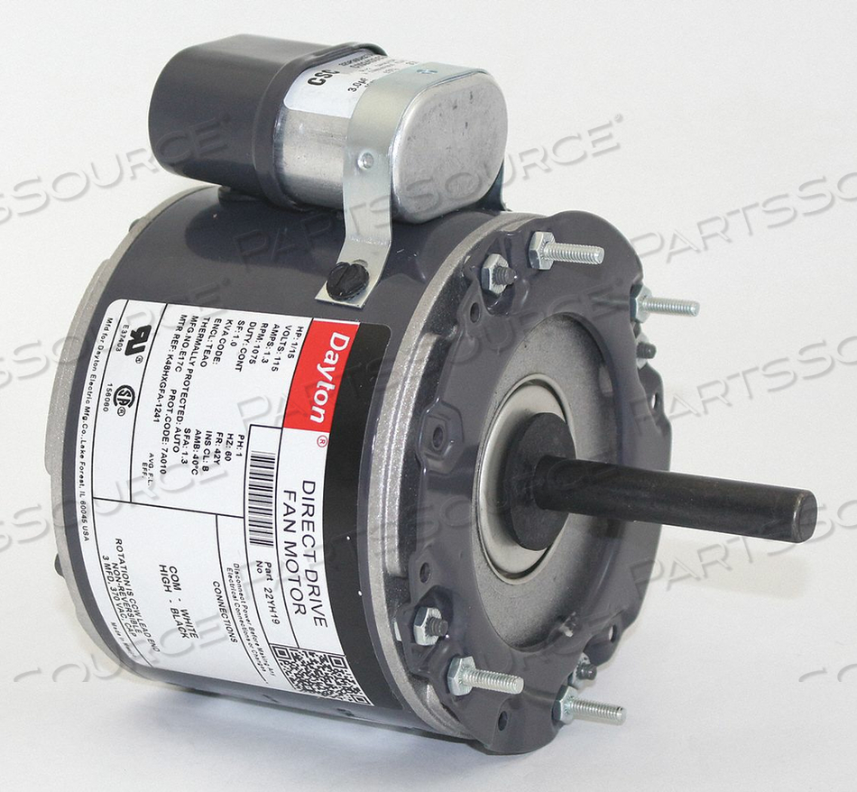 MOTOR by DAYTON ELECTRIC MANUFACTURING CO MOTOR by DAYTON ELECTRIC MANUFACTURING CO