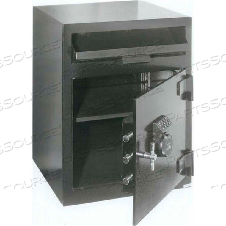 MAIL BOX DROP SAFE 20-1/2"W X 20"D X 26-1/2"H ELECTRONIC LOCK 3.01 CU. FT. BLACK by Fire King