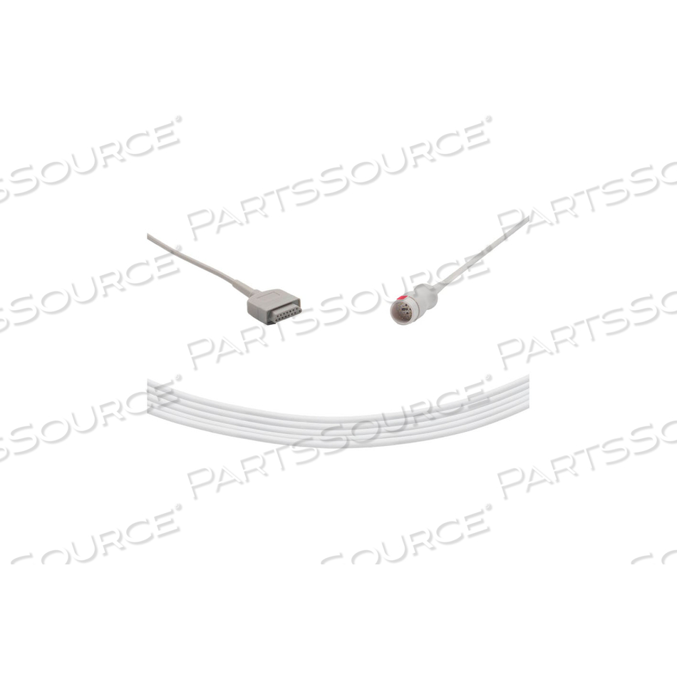 SPO2 INTERFACE CABLE, 4 MM, TPU, GRAY, MASIMO RD SET 25-PIN, MASIMO M-LNCS, MEETS FDA, CE, ISO, TUV, ROHS by Philips Healthcare