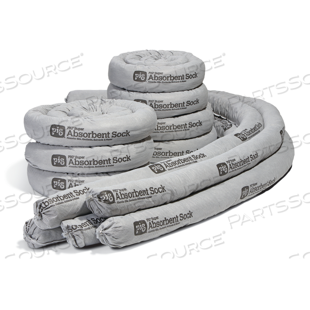 PIG SUPER ABSORBENT SOCK by New Pig Corporation PIG SUPER ABSORBENT SOCK by New Pig Corporation