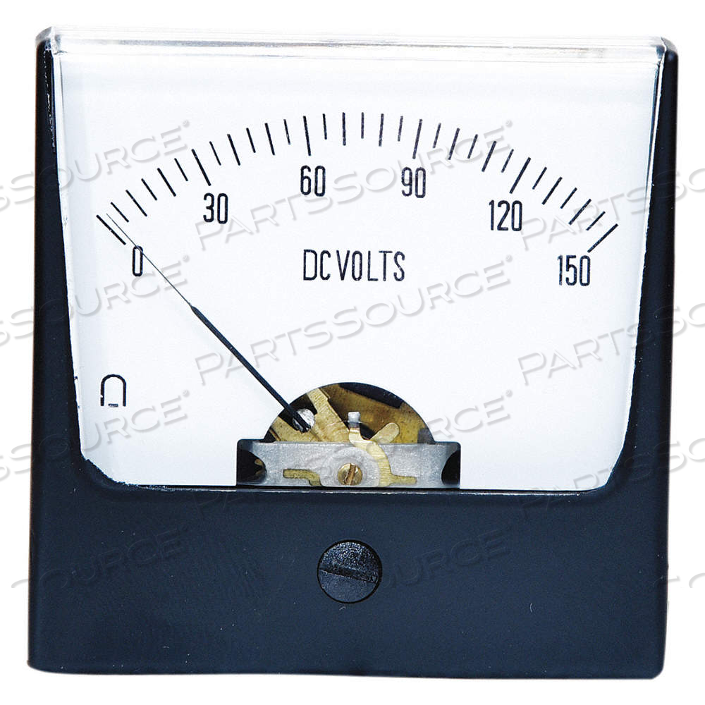 ANALOG PANEL METER, DC VOLT, 0 V DC – 150 V DC, +/-1.5% ACCURACY, 12G445, DC VOLT by Approved Vendor ANALOG PANEL METER, DC VOLT, 0 V DC – 150 V DC, +/-1.5% ACCURACY, 12G445, DC VOLT by Approved Vendor