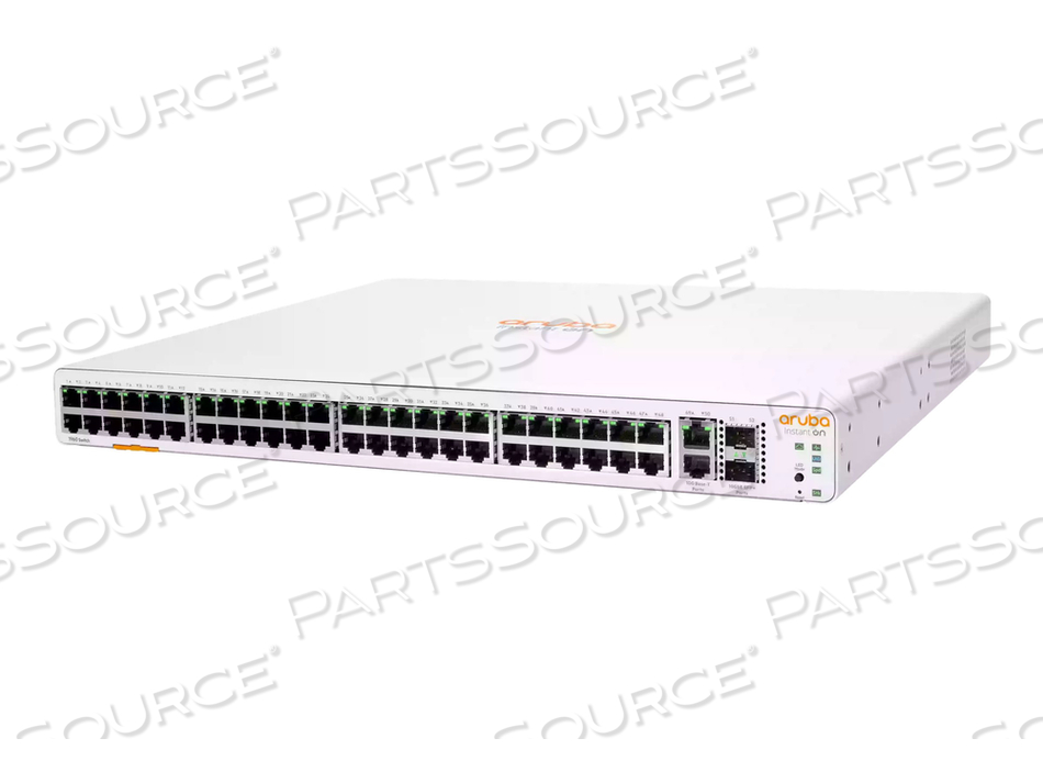 HPE ARUBA INSTANT ON 1960 48G 2XGT 2SFP+ SWITCH, SWITCH, L3 LITE, SMART, 48 X 10/100/1000 + 2 X 10 GIGABIT SFP+ + 2 X 10 GIGABIT ETHERNET, D by HP (Hewlett-Packard)