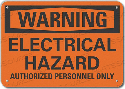 DANGER SIGN 10 W X 7 H 0.040 THICK by Lyle Signs Inc.