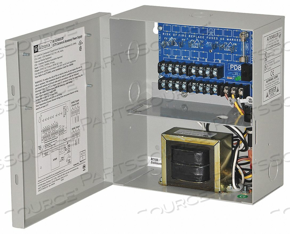 POWER SUPPLY 8PTC 24VAC @ 3.5A by Altronix Corporation POWER SUPPLY 8PTC 24VAC @ 3.5A by Altronix Corporation