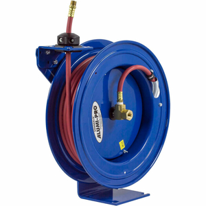 3/8"X50' 300 PSI ALUMI-PRO SPRING REWIND LIGHTWEIGHT ALUMINUM HOSE REEL by Coxreels