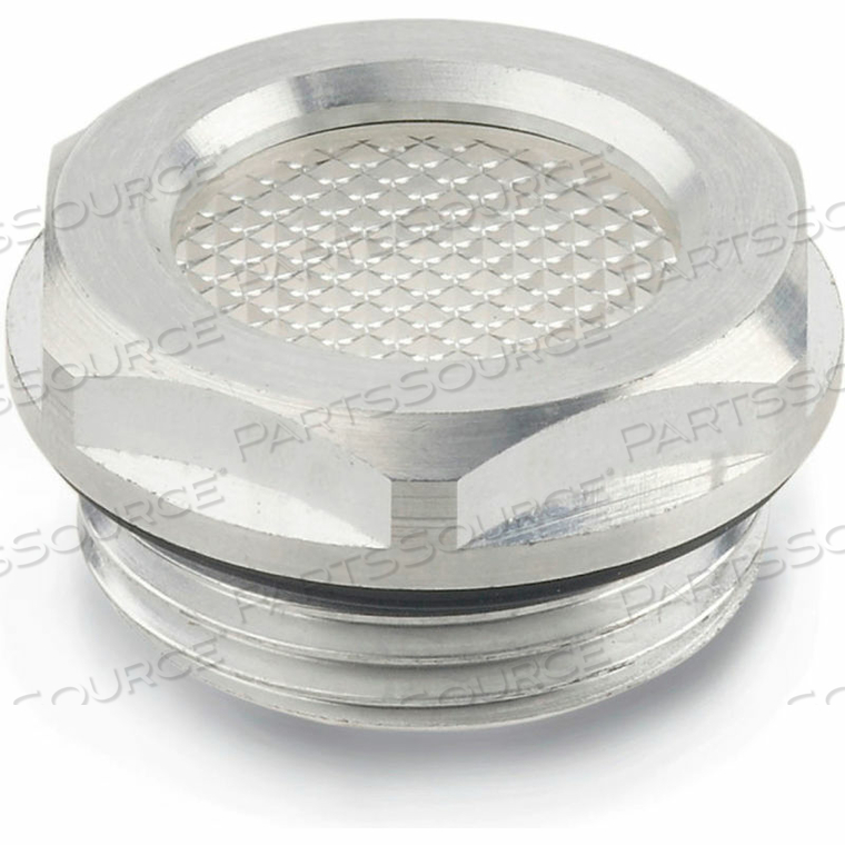 ALUMINUM FLUID LEVEL SIGHT GLASS W/ PRISMATIC REFLECTOR - G 1/2 " PIPE THREAD - R54 by J.W. Winco ALUMINUM FLUID LEVEL SIGHT GLASS W/ PRISMATIC REFLECTOR - G 1/2 " PIPE THREAD - R54 by J.W. Winco