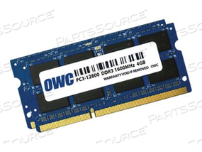 DDR3L, KIT, 8 GB: 2 X 4 GB, SO-DIMM 204-PIN, 1600 MHZ / PC3L-12800, CL11, 1.35 V, UNBUFFERED, NON-ECC, FOR APPLE MAC MINI (LATE 2012, MID 20 by Other World Computing DDR3L, KIT, 8 GB: 2 X 4 GB, SO-DIMM 204-PIN, 1600 MHZ / PC3L-12800, CL11, 1.35 V, UNBUFFERED, NON-ECC, FOR APPLE MAC MINI (LATE 2012, MID 20 by Other World Computing
