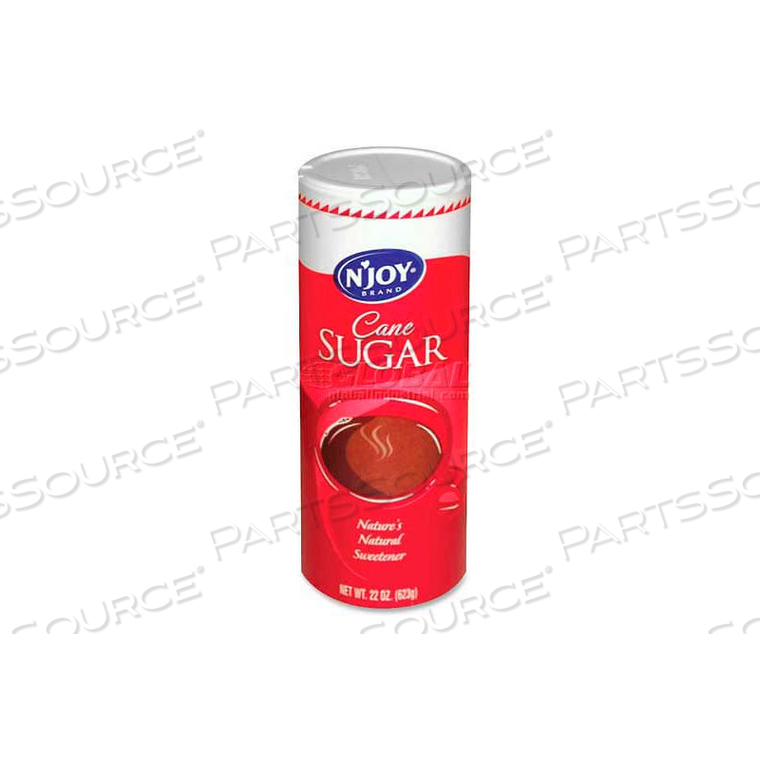 N'JOY SUGAR FOODS PURE CANE SUGAR, 20 OZ. CANISTER by Sugar Foods Corp