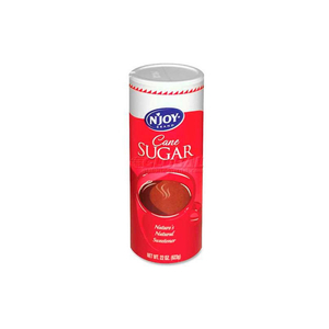 N'JOY SUGAR FOODS PURE CANE SUGAR, 20 OZ. CANISTER by Sugar Foods Corp