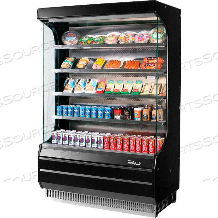 OPEN DISPLAY MERCHANDISER, BLACK - TOM-50B by Turbo Air Inc OPEN DISPLAY MERCHANDISER, BLACK - TOM-50B by Turbo Air Inc