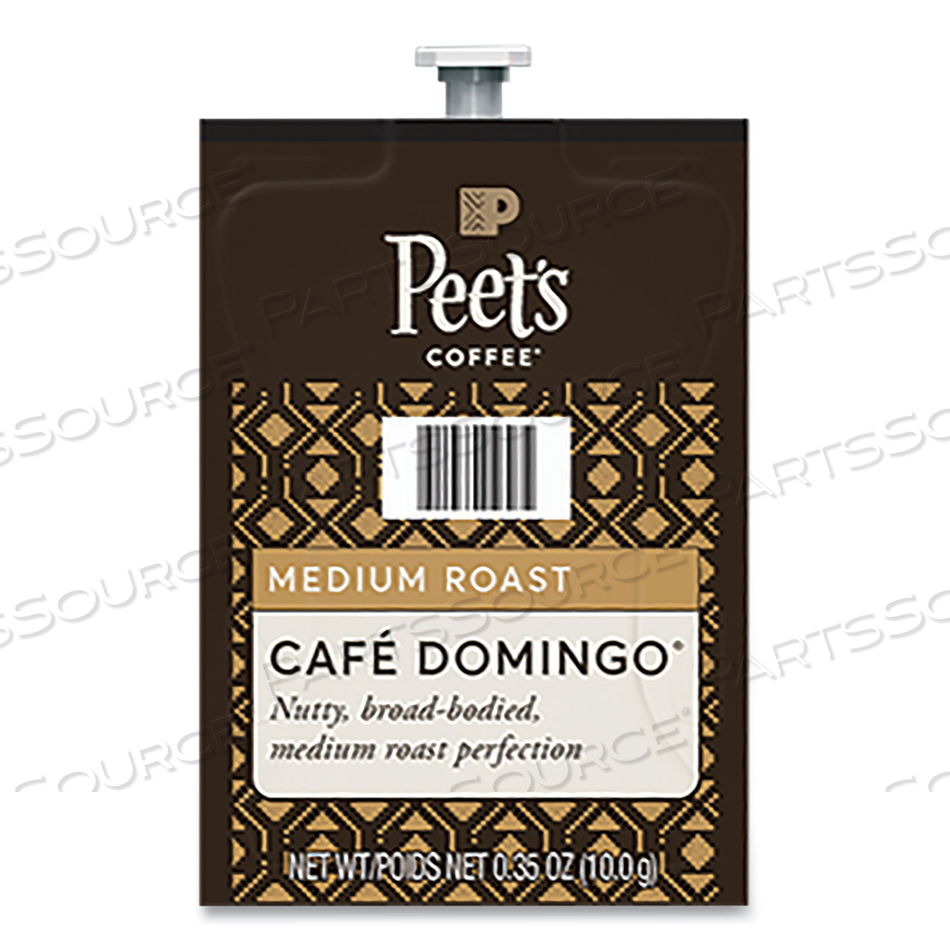 FLAVIA GROUND COFFEE FRESHPACKS, CAFE  DOMINGO BLEND, 0.35 OZ FRESHPACK, 76/CARTON by Peet's Coffee & Tea