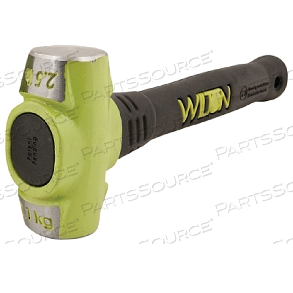 B.A.S.H UNBREAKABLE HANDLE SLEDGE HAMMER, 2-1/2 LB HEAD, 12 IN ERGONOMIC HANDLE by Wilton/ Walter Meier Manufacturing Americas B.A.S.H UNBREAKABLE HANDLE SLEDGE HAMMER, 2-1/2 LB HEAD, 12 IN ERGONOMIC HANDLE by Wilton/ Walter Meier Manufacturing Americas
