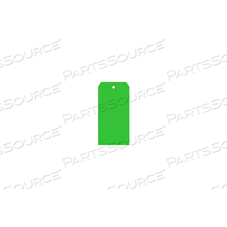 #5 LIGHT GREEN SHIPPING TAG PACK 4-3/4" X 2-3/8" - 1000 PACK by Partners Brand