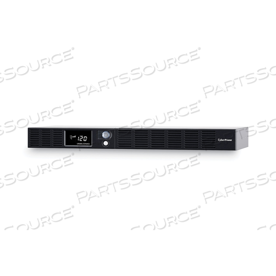 CYBERPOWER OFFICE RACKMOUNT LCD SERIES OR500LCDRM1U, UPS, 300 WATT, 500 VA by CyberPower CYBERPOWER OFFICE RACKMOUNT LCD SERIES OR500LCDRM1U, UPS, 300 WATT, 500 VA by CyberPower