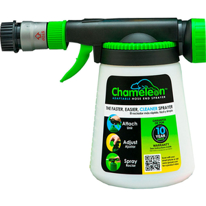 CHAMELEON HOSE END LANDSCAPING SPRAYER by H. D. Hudson Manufacturing Co. CHAMELEON HOSE END LANDSCAPING SPRAYER by H. D. Hudson Manufacturing Co.