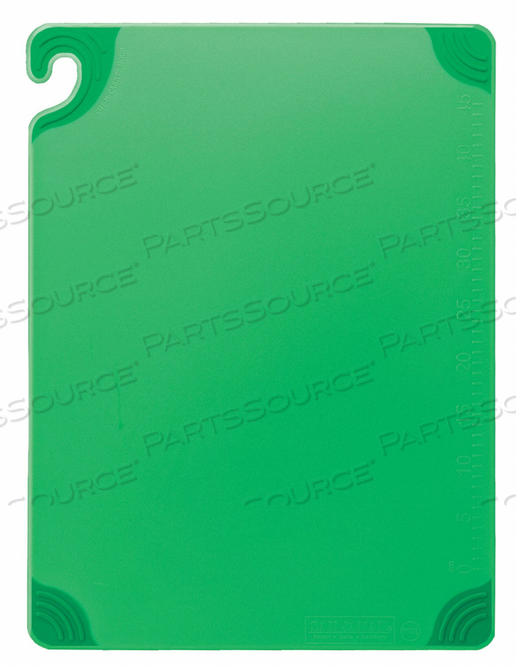 CUTTING BOARD 12X18 GREEN by San Jamar CUTTING BOARD 12X18 GREEN by San Jamar