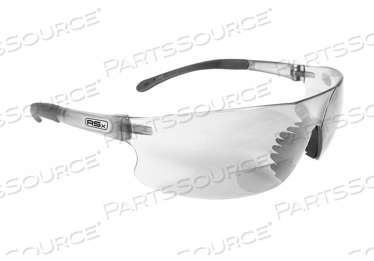BIFOCAL SAFETY READ GLASSES +1.50 CLEAR by Radians