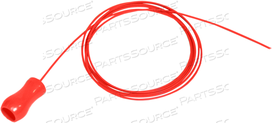 EMERGENCY PULL CORD, 1.5 MM DIA, RED, 5 FT by Extrudate Solutions, LLC