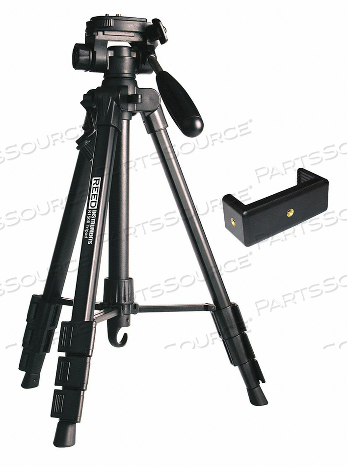 TRIPOD ADJUSTABLE BLACK FLAT HEAD 56 L by Reed Instruments