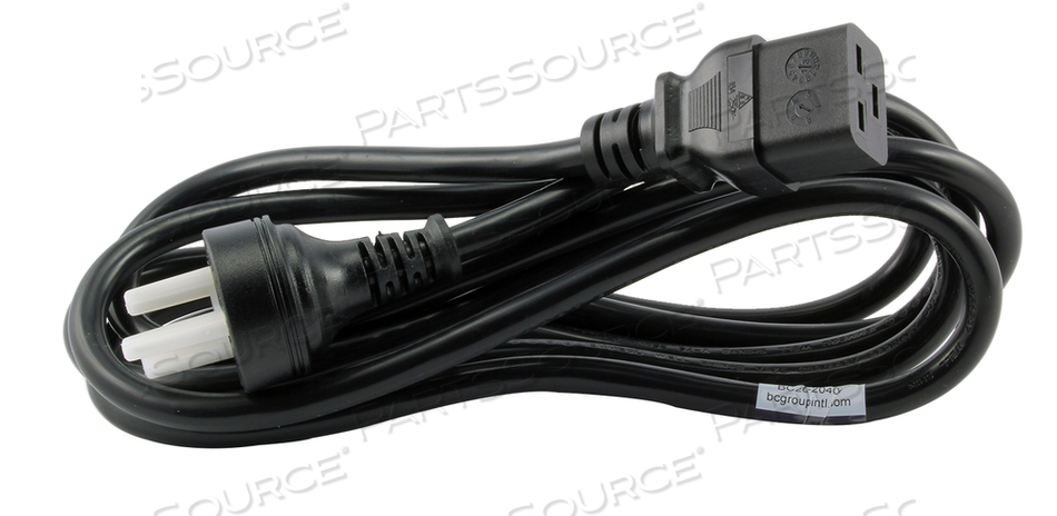 POWER CORD C19, CONTINENTAL ARGENTINA by BC Group International, Inc. (BC Biomedical)
