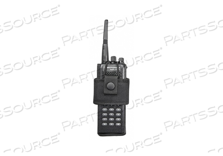 RADIO AND PHONE POUCH NYLON BLACK by Heros Pride