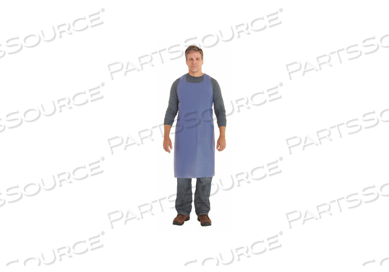 DIE CUT APRON BLUE 39 L by Ansell Healthcare