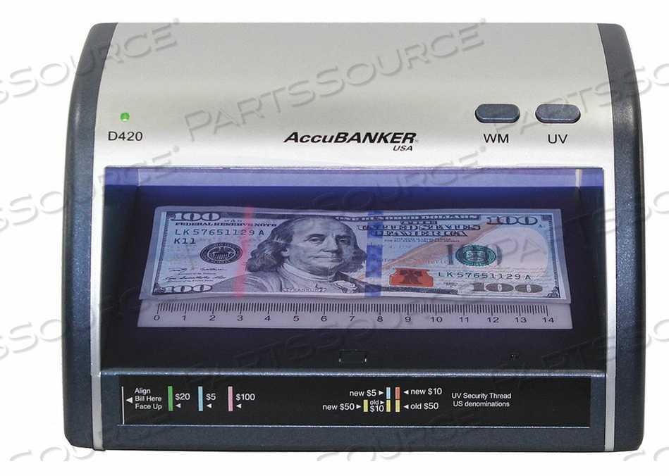 COUNTERFEIT DETECTOR 110VAC INPUT POWER by Accubanker