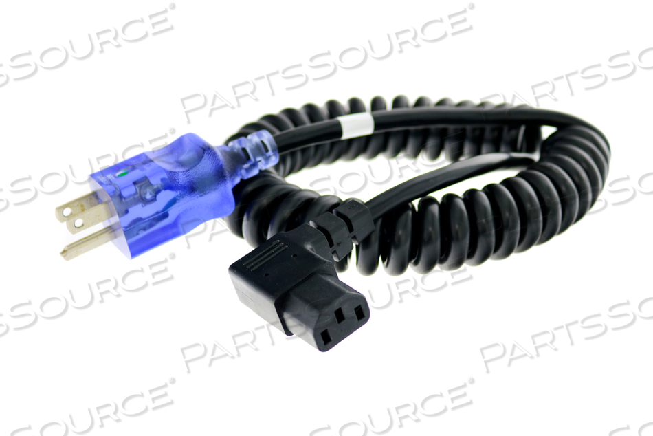 POWER CORD, COILED, 110 V VOLTAGE, FOR USE WITH: FOR FL27 (2131/2141) INTOUCH® CRITICAL CARE BED by Stryker Medical