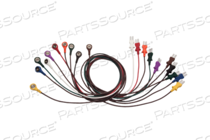 REUSABLE SHIELDED 10 LEAD ECG LEADWIRE by Spacelabs Healthcare