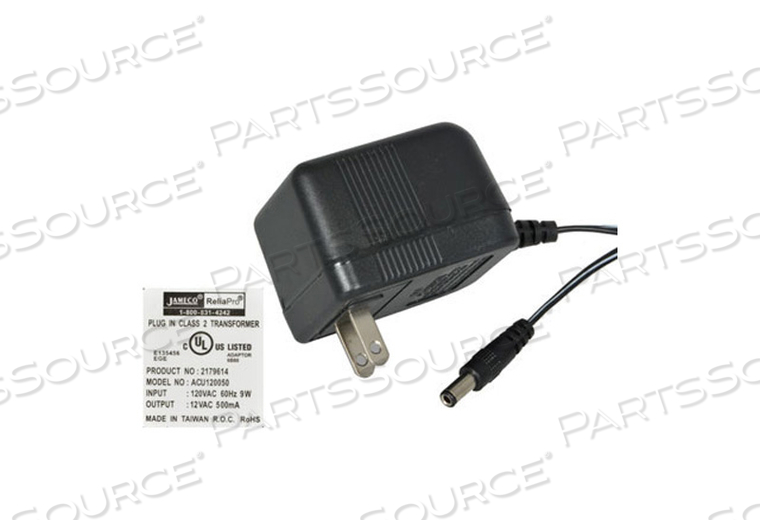 120VAC AC WALL ADAPTER - BLACK by Jameco Electronics