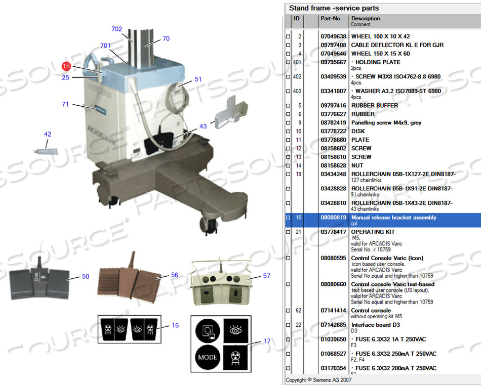 MANUAL RELEASE BRACKET ASSEMBLY MANUAL RELEASE BRACKET ASSEMBLY