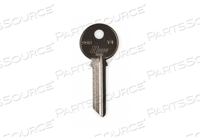 KEY BLANK BRASS YALE LOCK PK10 by Kaba KEY BLANK BRASS YALE LOCK PK10 by Kaba