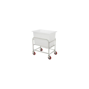 ALUMINUM BULK MOVER 6 BUSHEL WITH WHITE TUB, 33"L X 24"W X 36"H by Winholt