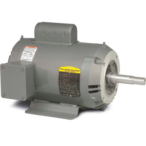 MOTOR, 3HP, 3450RPM, 1PH, 60HZ, 182JM, 3628L, OPEN, F1 by BALDOR MOTOR, 3HP, 3450RPM, 1PH, 60HZ, 182JM, 3628L, OPEN, F1 by BALDOR