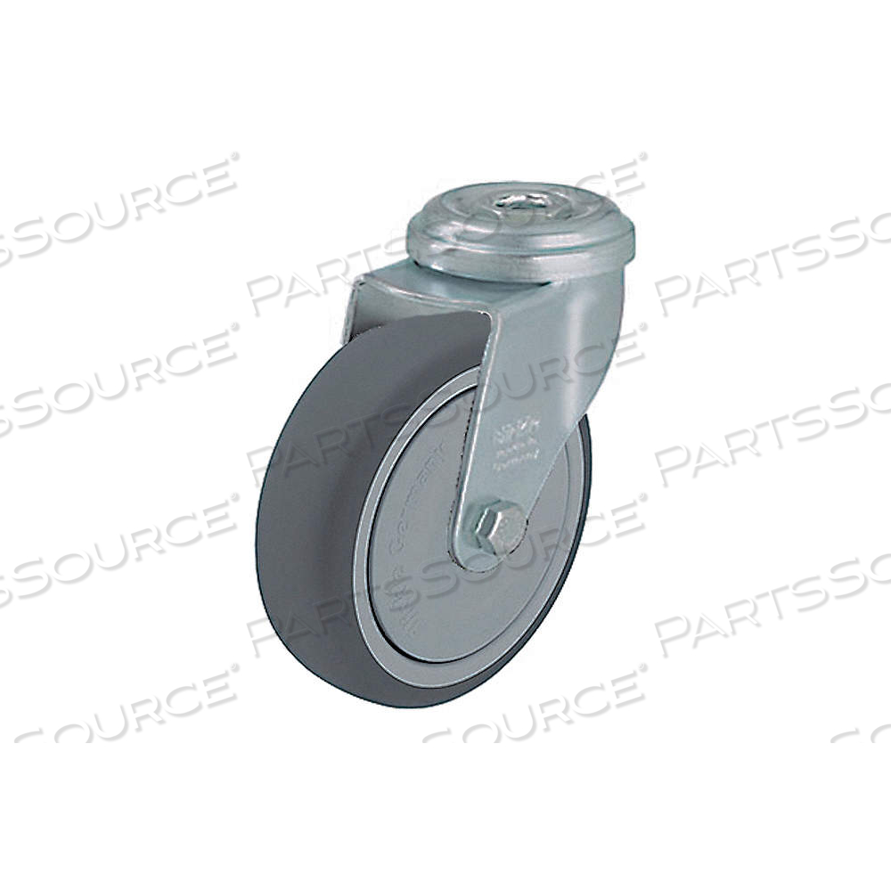 CORROSION-RESISTANT BOLT-HOLE CASTER, 3 IN WHEEL DIA., 165 LB, 3 7/8 IN MOUNTING HT by Approved Vendor