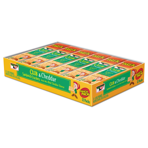 SANDWICH CRACKER, CLUB AND CHEDDAR, 8 CRACKER SNACK PACK, 12/BOX by Keebler