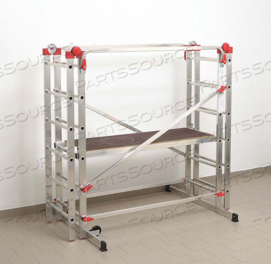 PORTABLE SCAFFOLD 330 LB. ALUMINUM by Hailo PORTABLE SCAFFOLD 330 LB. ALUMINUM by Hailo