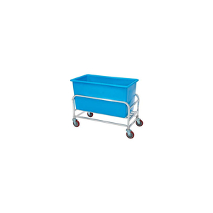 ALUMINUM BULK MOVER 8 BUSHEL WITH BLUE TUB38-1/2"L X 22"W X 32"H by Winholt