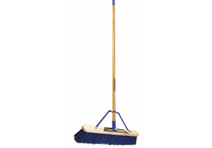 PUSH BROOM HEAD AND HANDLE 24 BLUE by Quickie