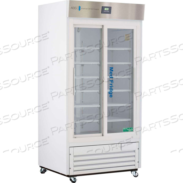 SUPPLY PREMIER PHARMACY/VACCINE SLIDING GLASS DOOR REFRIGERATOR, 33 CU. FT. by American BioTech Supply