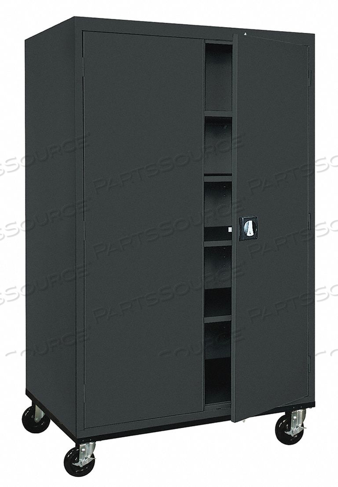 E2314 SHELVING CABINET 78 H 46 W BLACK by Sandusky Lee Cabinets