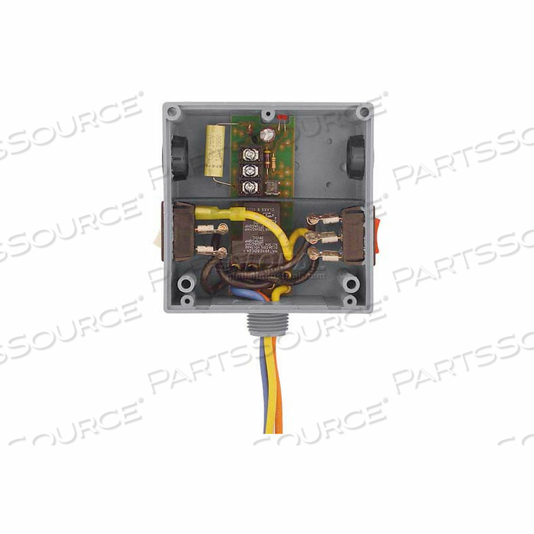 ENCLOSED RELAY, HI/LOW SEP. 20A, SPDT, 24VAC/DC/208-277VAC, OVERRIDE by RIB ENCLOSED RELAY, HI/LOW SEP. 20A, SPDT, 24VAC/DC/208-277VAC, OVERRIDE by RIB