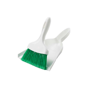 DUST PAN WITH WHISK BROOM - WHITE by Libman