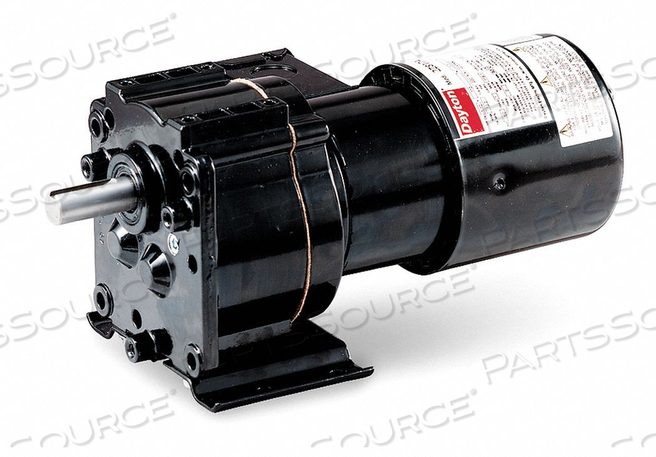 AC GEARMOTOR, NUMBER OF OUTPUT SHAFTS 1, MOTOR TYPE SPLIT-PHASE, MOTOR ENCLOSURE TOTALLY ENCLOSED FAN-COOLED, NAMEPLATE SPEED 14 RPM, MAXIMU by DAYTON ELECTRIC MANUFACTURING CO