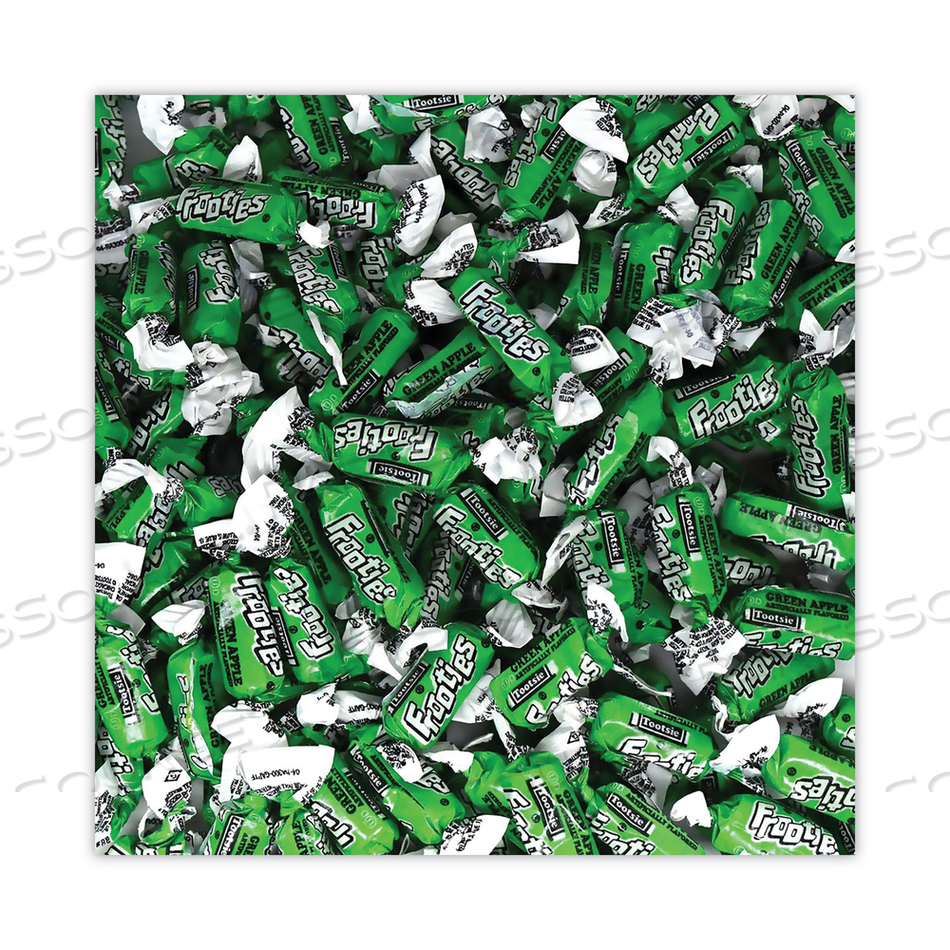 FROOTIES, GREEN APPLE, 38.8 OZ BAG, 360 PIECES/BAG 