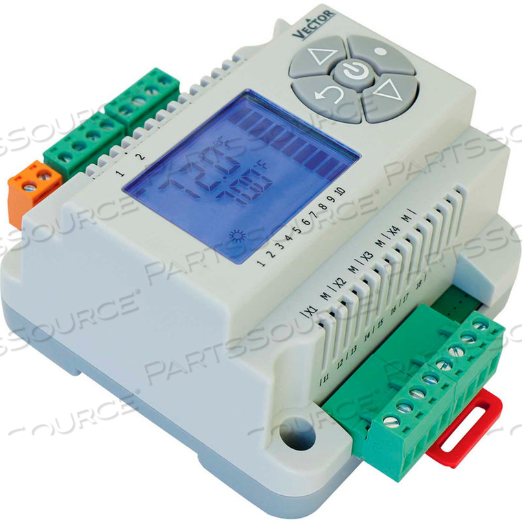 UNIVERSAL HVAC CONTROLLER CABINET MOUNT 7 DAY PROGRAMMABLE 24V AC 