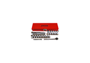 STANDARD AND DEEP SOCKET SET, 28 PIECES, 1/4 IN DRIVE, QUICK-RELEASE RATCHET by JENSEN Tools + Supply Inc. (Formerly Stanley Supply & Services)