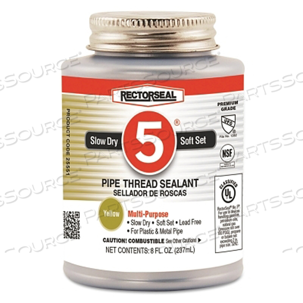 THREAD SEALANT 8 OZ. YELLOW by Rectorseal