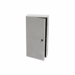 NEMA 1 ENCLOSURE, 24.5"H X 12.5"W X 6.5"D, W/SP3803S SUBPANEL, 18 GA. STEEL by RIB NEMA 1 ENCLOSURE, 24.5"H X 12.5"W X 6.5"D, W/SP3803S SUBPANEL, 18 GA. STEEL by RIB