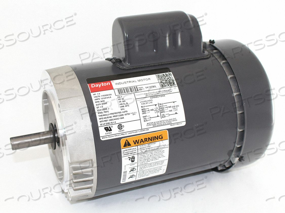 GP MTR CS TEFC 1 HP 3450 RPM 56C by DAYTON ELECTRIC MANUFACTURING CO